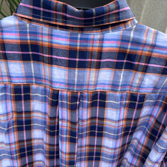 SCOTT BARBER Plaid Business Casual Shirt - XXL - Picture 5 of 6
